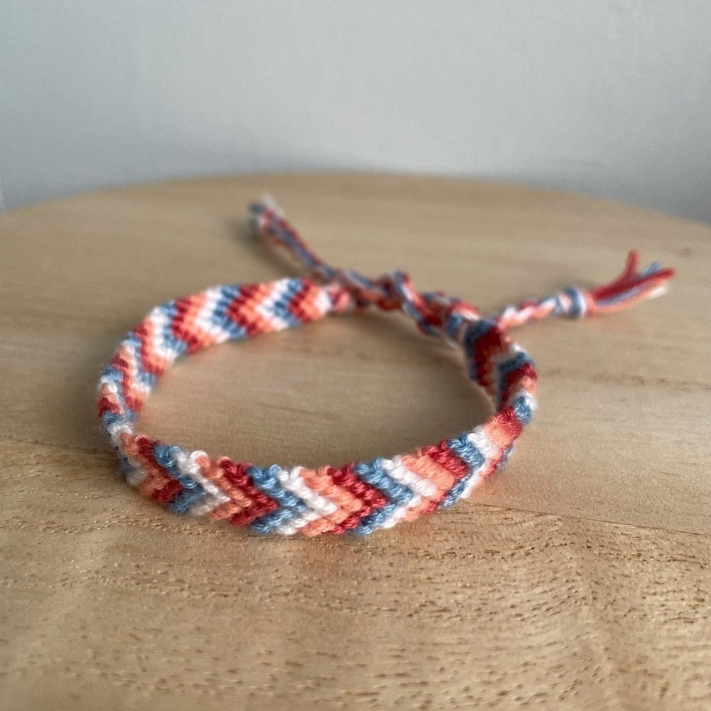 USA Tone Woven Bracelet